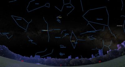Don't miss the stars of the Summer Triangle twinkling in the eastern sky this weekend