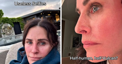 61-Year-Old Courteney Cox Shares Makeup-Free Selfies Amid Private Health Struggle