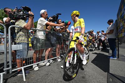 'They do this a lot' – Tadej Pogačar explains pushing incident with Matteo Jorgenson, but UAE and Visma downplay tension