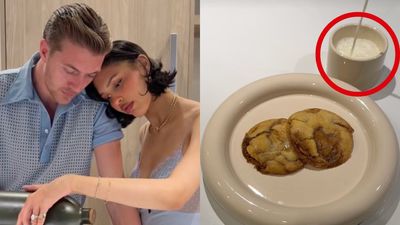 Nara Smith Is Copping Heat For Pairing A Batch Of Cookies With Unpasteurised Milk