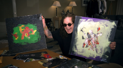 Ozzy Osbourne's chimp artwork proves he's a master of self-promo
