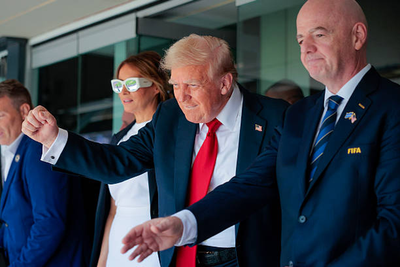 Trump and Melania all smiles at FIFA Club World Cup final in NJ one year after Butler assassination attempt