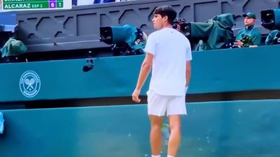 Carlos Alcaraz Was Not Happy About Fan’s Champagne Cork Interrupting Wimbledon Final
