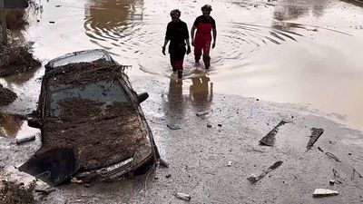 Two people feared missing as torrential rain batters Spain's Catalonia