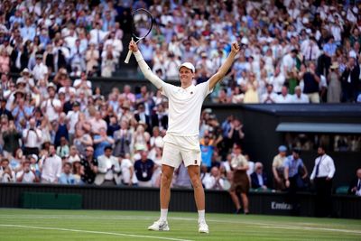 Jannik Sinner dethrones Carlos Alcaraz as Wimbledon champion