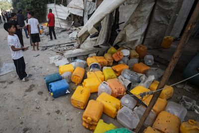 Israeli airstrike kills children collecting water in Gaza, say officials