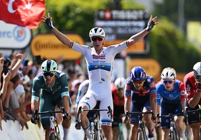 Tour de France stage 9: Tim Merlier eclipses Jonathan Milan at the line for second win in opening week