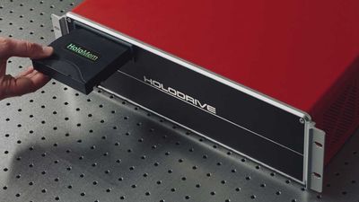 Holographic ribbon aims to oust magnetic tape with 50-year life span and 200TB capacity per cartridge — HoloMem says optical ribbon-based carts work with some components of existing systems, reducing fricition