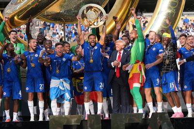 Trump crashes Chelsea’s Club World Cup win over PSG to lift trophy alongside them