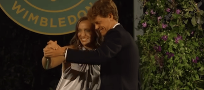 Jannik Sinner and Iga Swiatek celebrate first Wimbledon wins and share dance at Champions' Dinner