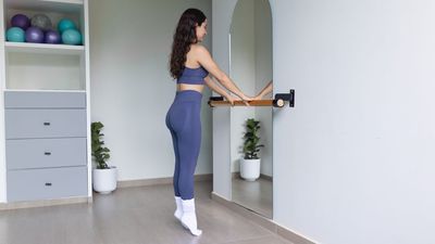 I did calf raises every day for 30 days and it massively reduced my knee pain and made running easier