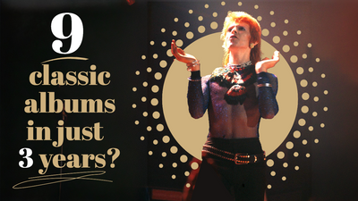 Did David Bowie really have a hand in NINE classic albums in a three year period? Yes, he did.
