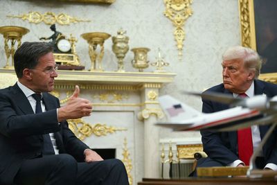 Voices: In a deeply weird NATO presser, ‘Daddy’ Trump made one announcement — and then another, and then another