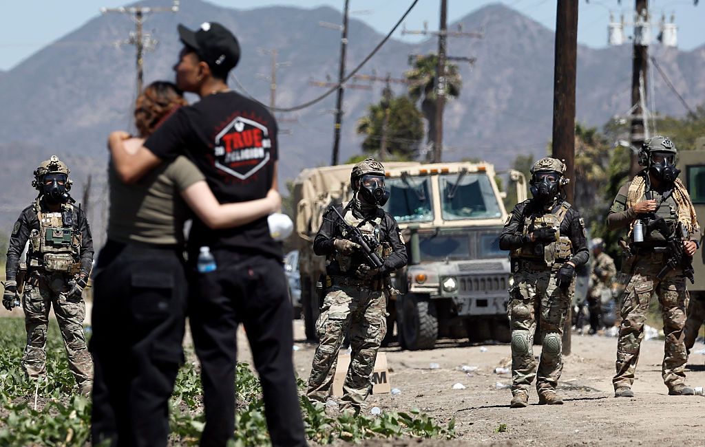 American Raid Rattle Trump Admin Defends Immigration Raids in California…