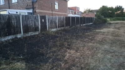 Firefighters battle to put out three wildfires in just three hours in east London as residents evacuated
