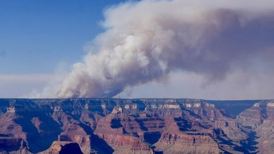 Grand Canyon Dragon wildfire burns down historic lodge and triggers toxic gas leak
