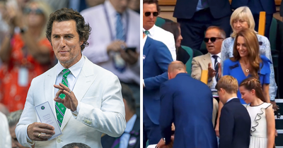 Matthew McConaughey Hailed As “Gentleman” For His Gesture To British Royalty At Wimbledon Final