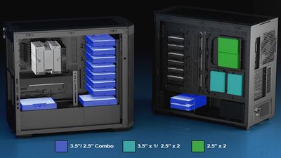 A workstation PC with 540TB storage is within reach — this tower case can hold up to 15 x 36TB Seagate HDDs