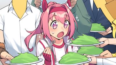 Steam users obsessed with a pink horse girl sent so many kilograms of grass to the real horse she's based on that it broke the food donation website: "It's very crowded right now"