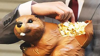 The Naked Gun's wild popcorn bucket is an ingenious throwback gag to one of the original movie's raciest jokes