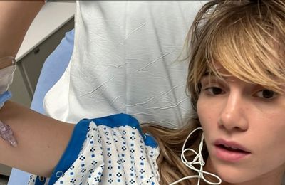 Suki Waterhouse hospitalised with hernia after wearing clothes 'so tight'