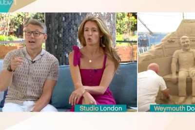 This Morning’s Cat Deeley and Ben Shephard stunned by life-size sand replicas of themselves