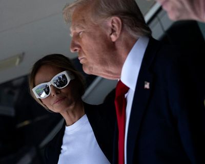 Ukrainians hail Melania Trump after president’s change of tack over Russia