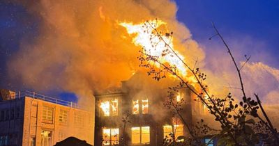 Building collapses as police probe 'wilful fire' in Kilmarnock
