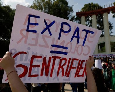 Backlash against Mexico City gentrification echoes global anger at overtourism and rising rents
