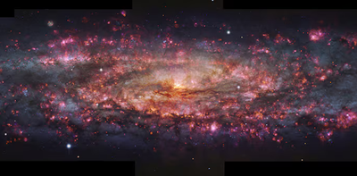 Sculptor galaxy image provides brilliant details that will help astronomers study how stars form