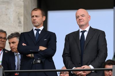 Where is Aleksander Ceferin? Uefa is wilting in the face of Fifa’s unchecked power