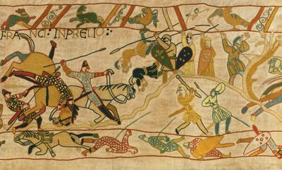 Never mind the Norman bollocks: Reading’s replica Bayeux tapestry is a prudish triumph!