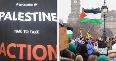 Activists 'to defy Labour with illegal pro-Palestine T-shirts' at Edinburgh protest