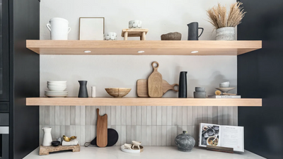 I have open kitchen shelves and zero patience for ugly storage – these are the only storage containers I use to maintain my kitchen's modern rustic appeal