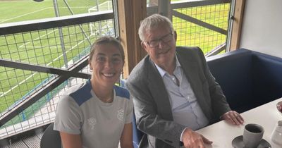 Sir Alex Ferguson spotted at Rangers' training centre