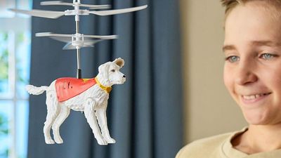 I'm definitely going to use this flying Superman Krypto toy for evil