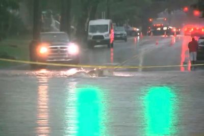 Two women dead after torrential rain floods in New Jersey and parts of New York subway