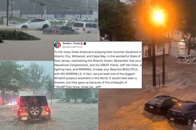 Trump Praises GOP Rep for Keeping New Jersey 'Beautiful' as Deadly Floods Ravage State