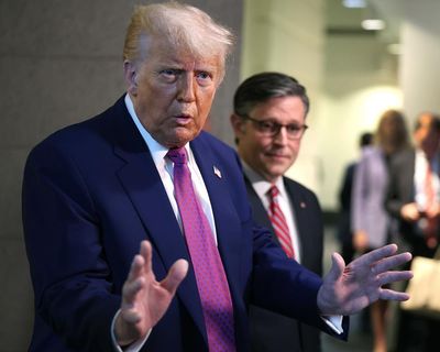 Trump news at a glance: Mike Johnson wades into Epstein files row in rare split with the president
