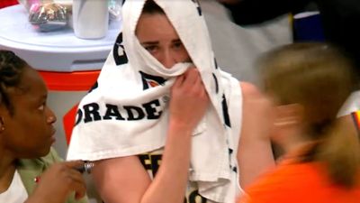 Caitlin Clark Visibly Upset After Appearing to Injure Groin in Closing Minute vs. Sun