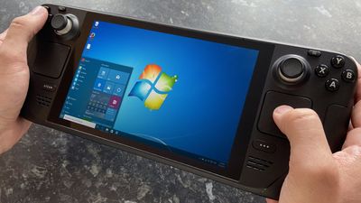 Windows 7 running natively on a Steam Deck is an affront to science — this tinkerer has Microsoft's OS booting in portrait mode