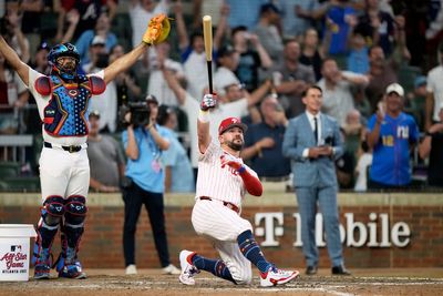 Kyle Schwarber's 3 homers in All-Star Game's first tiebreaking swing-off lift NL over AL