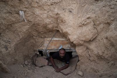 Photos of how Bedouins in Israel improvise shelters to survive missile threats