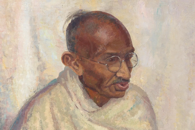 Only known oil portrait Gandhi sat for fetches £152,800 at auction