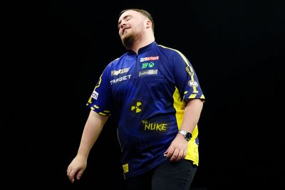 Luke Littler hits the wire after failing driving theory test for fourth time