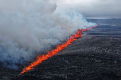 Iceland volcano eruption forces evacuation of town and iconic geothermal spa