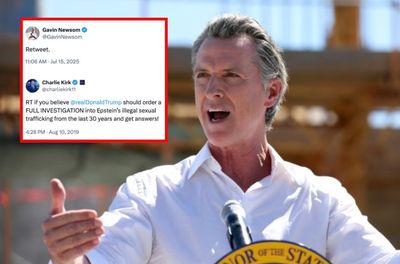Newsom Calls Out MAGA Influencer for 'Falling in Line' With Trump's Epstein Narrative in 'Genius' TikTok