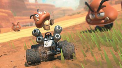 Somewhere in Nintendo's recycling bin is the god of all Goombas, gifted the giant hands of a Super Mario Odyssey boss during experiments for the Switch 2's Donkey Kong Bananza