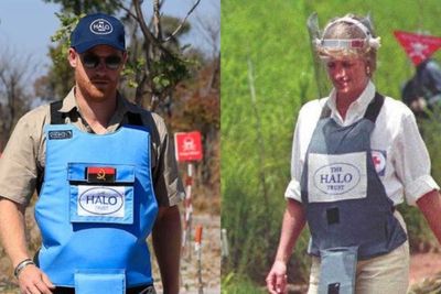 Prince Harry recreates Princess Diana’s famous landmine walk in Angola
