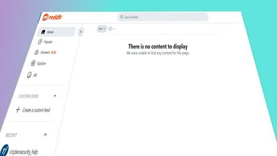 Reddit just had a meltdown for a moment: 'no content to display' on any subreddits, before deploying a server fix in surely record time